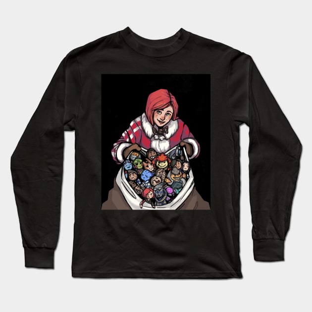 Merry Christ-Mass Effect Long Sleeve T-Shirt by doodlownick